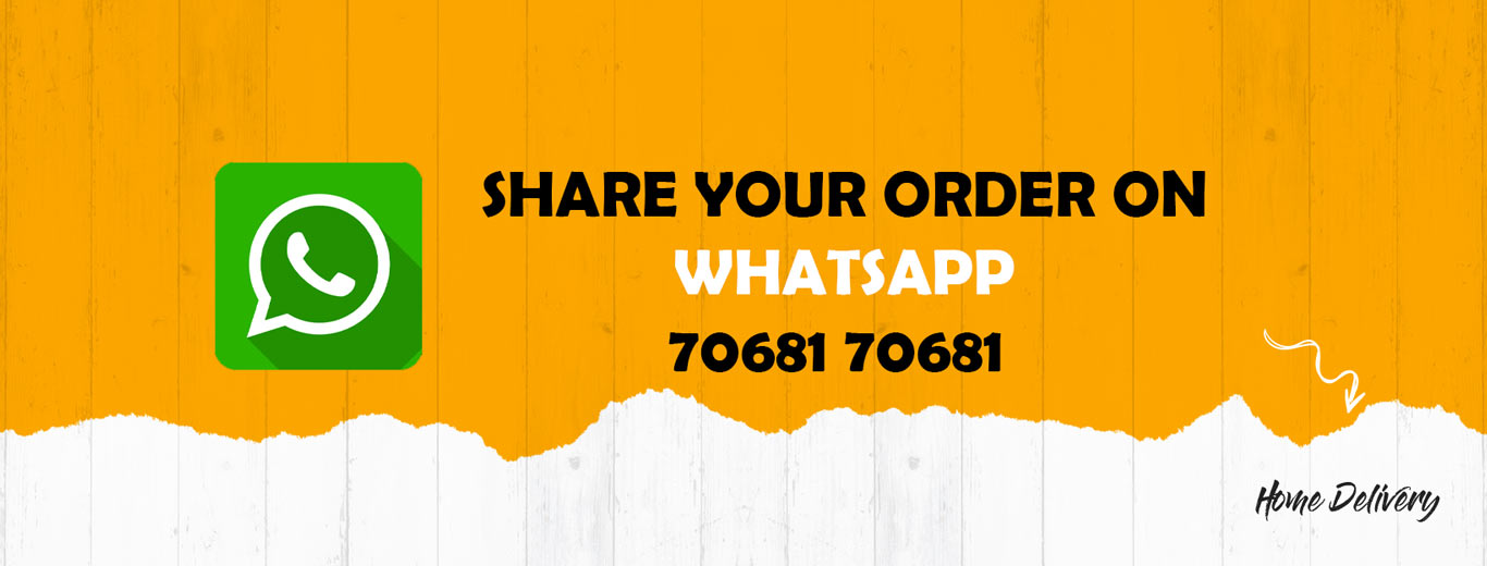 WhatsApp Your Order WhatsApp Your Order